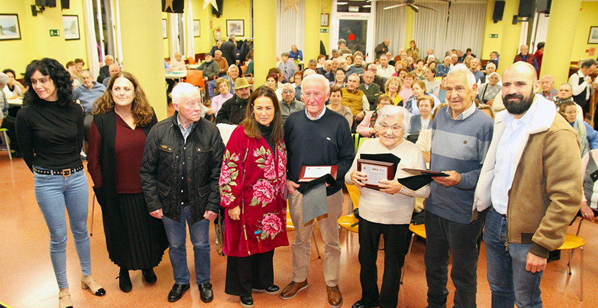 Homenaje a los usuarios del Centro Social de Mayores de Reinosa