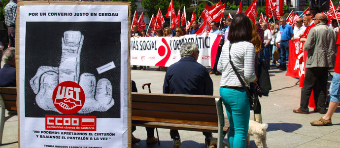 Esta tarde, a las 18 horas, todos con los trabajadores de Gerdau