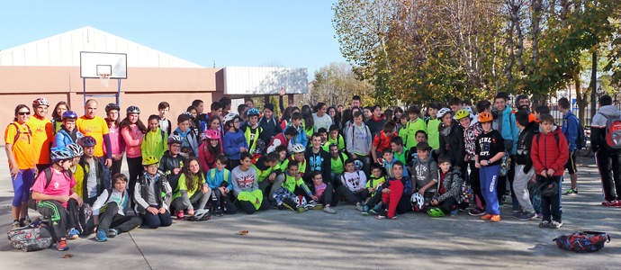 El IES Montesclaros se mueve en bicicleta