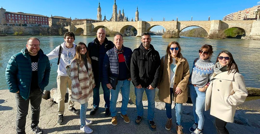 El IES Montesclaros visita Zaragoza para participar en un proyecto nacional sobre el Ebro