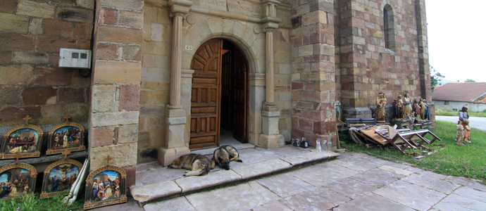 La iglesia de Izara ha sido remodelada