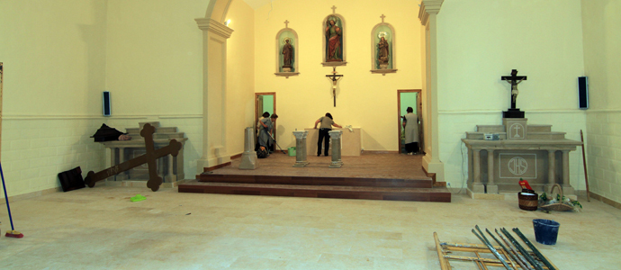 La iglesia de Izara ha sido remodelada