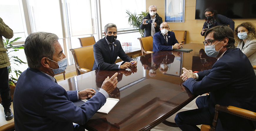 Illa reconoce reconoce en su visita a Cantabria la gestin de la pandemia y felicita el comportamiento ejemplar de la ciudadana