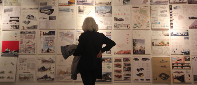 Inaugurada la exposicin con las ideas del concurso para el centro sociocultural