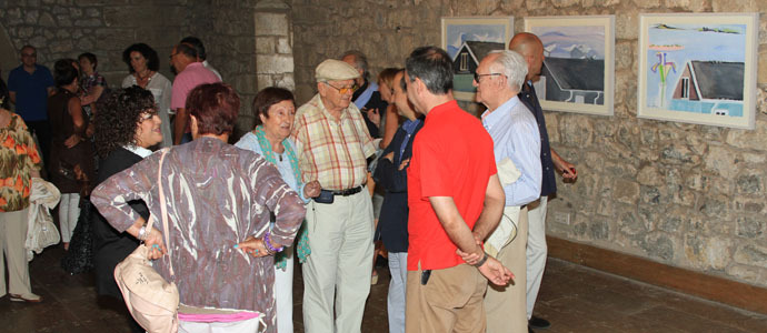 Inaugurada la muestra 'Geometras para un castillo'