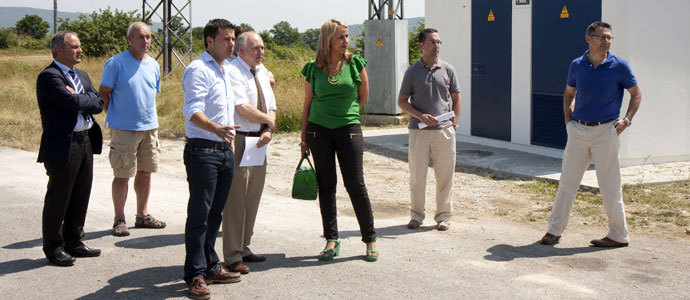 Inauguradas varias obras de electrificacin rural en Enmedio y Valdeprado