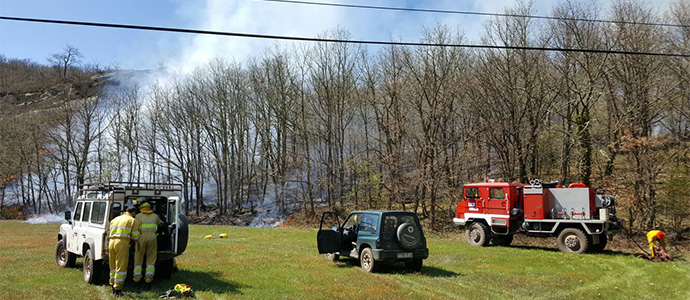 Incendio en La Puente del Valle