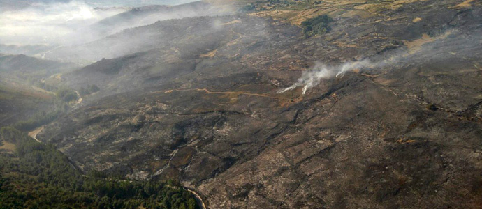 El incendio de Valderredible est extinguido