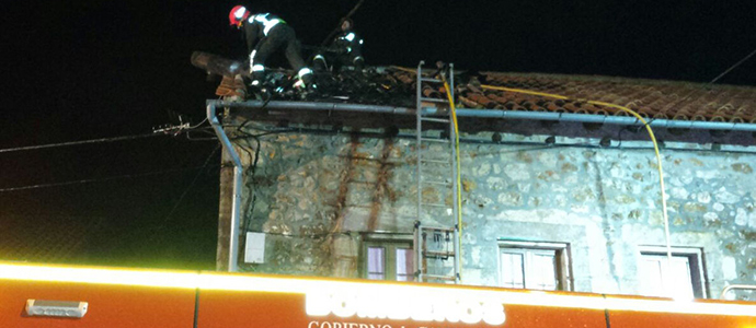 Incendio en una vivienda de Penagos