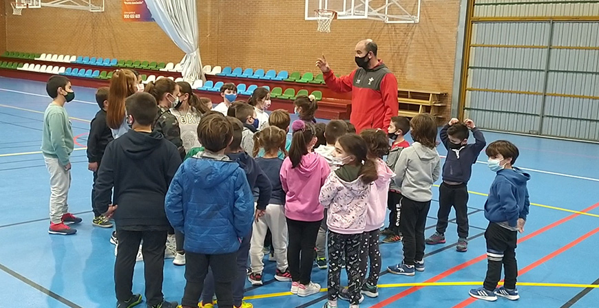 Iniciacin al rugby en Campoo de Enmedio
