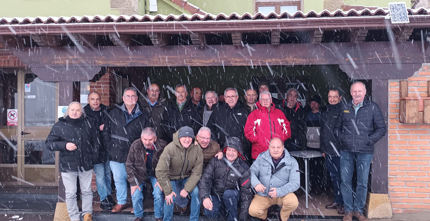 Los integrantes de la pea Los ngeles celebraron una jornada de hermandad