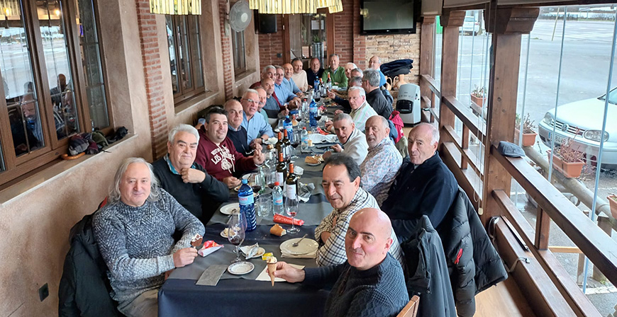 Los integrantes de la pea Los ngeles celebraron una jornada de hermandad