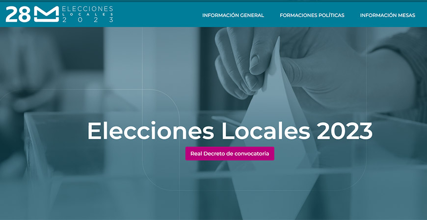 Interior lanza el logo oficial y la web informativa para las elecciones locales del 28 de mayo