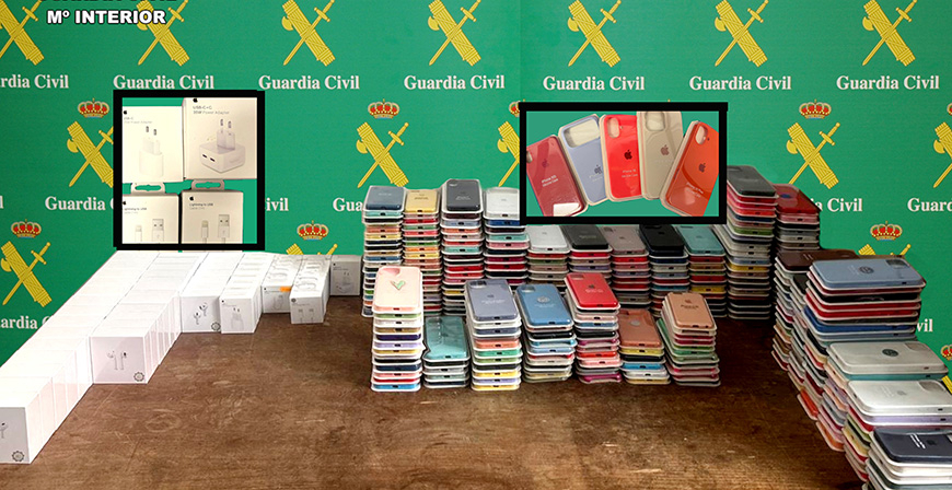 Intervenidos casi 400 art�culos en un establecimiento por una presunta infracci�n de contrabando que podr�an superar los 23.000 euros