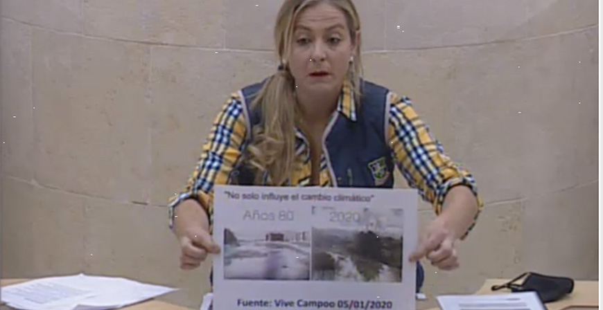 Las inundaciones en Campoo protagonizan el debate del pleno del Parlamento de Cantabria