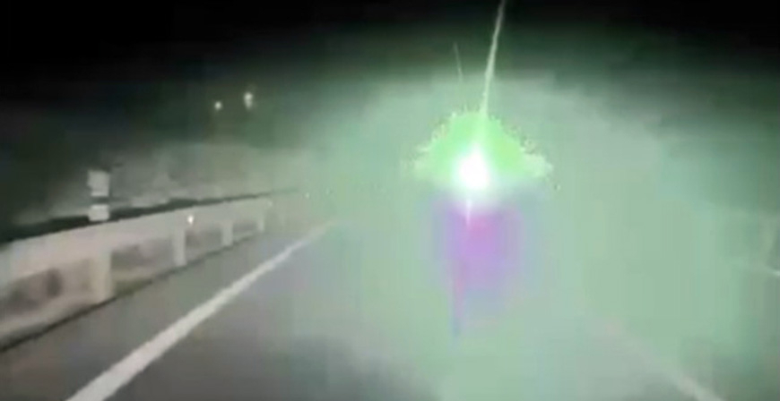 Investigado un conductor que durante la noche usaba un puntero laser contra otros vehculos en circulacin