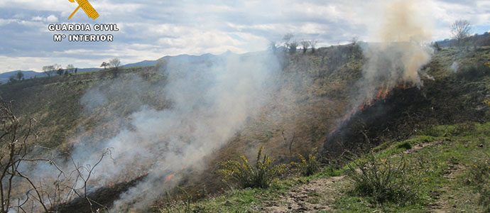 Investigados dos hombres como presuntos autores de incendios en Puentenansa y Valdliga 