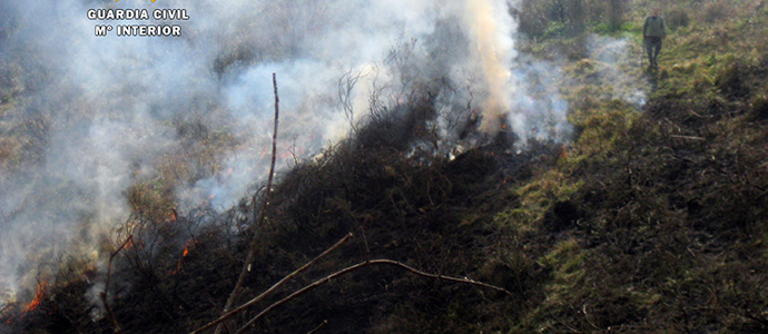 Investigados dos hombres como presuntos autores de incendios en Puentenansa y Valdliga 