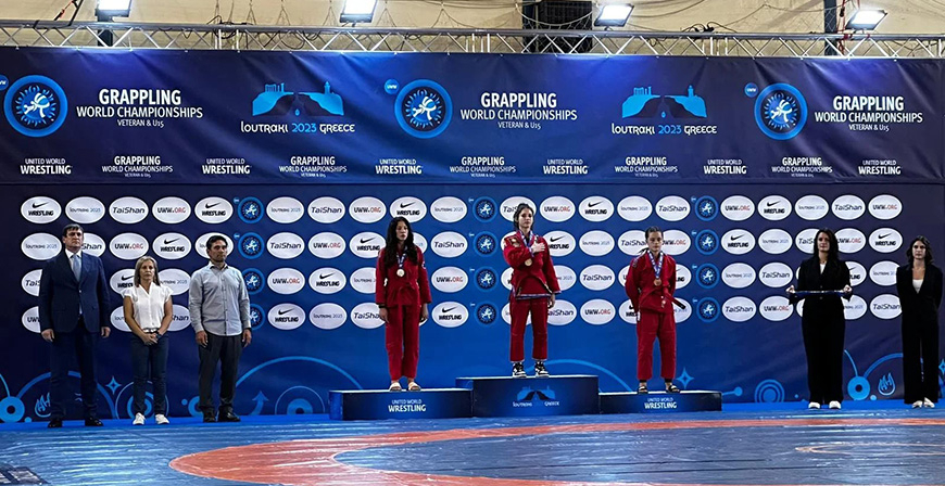 Iris Garca, bronce mundial en lucha grappling