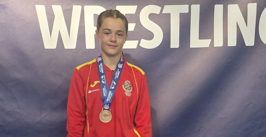 Iris Garca, bronce mundial en lucha grappling