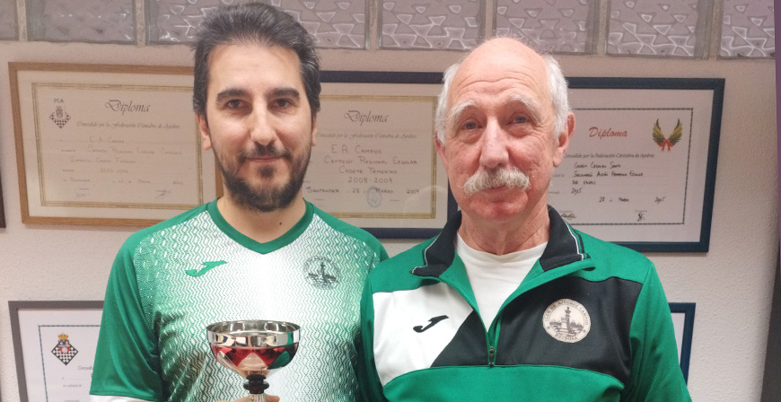 Ismael Merino triunfa en el Torneo Social navideo del Club Ajedrez Campoo