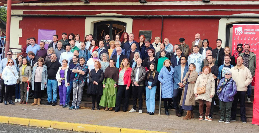 Izquierda Unida y Podemos Cantabria presentan una treintena de candidaturas locales