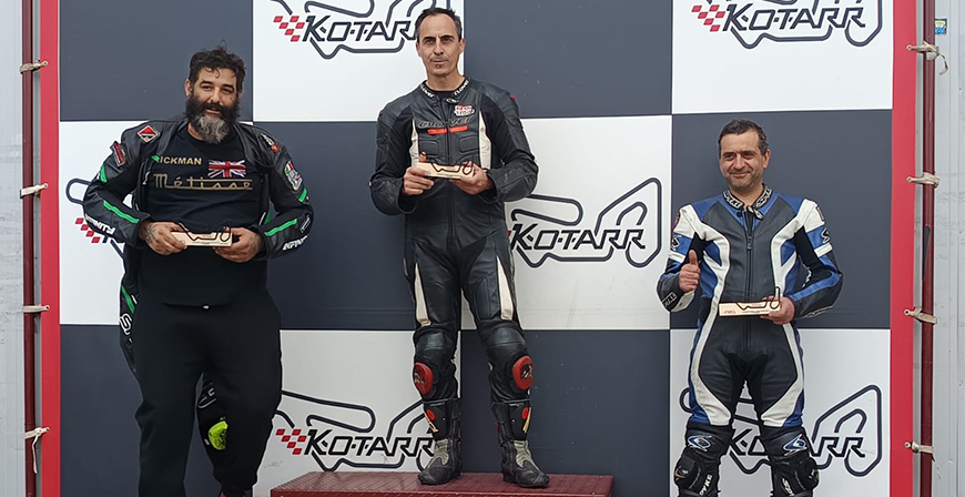 Jess del Pozo logra el tercer puesto en la prueba de motos clsicas del campeonato de Castilla y Len celebrada en Aranda de Duero