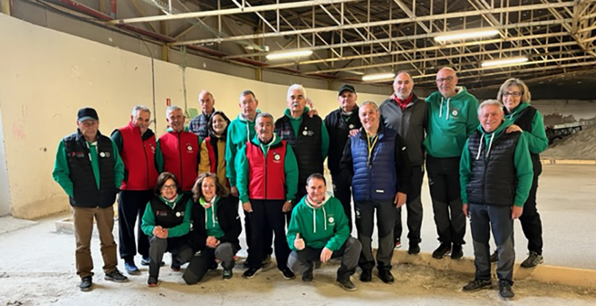 Jornada de convivencia entre los miembros del Grupo de Empresa de Reinosa Forgings & Castings de Petanca