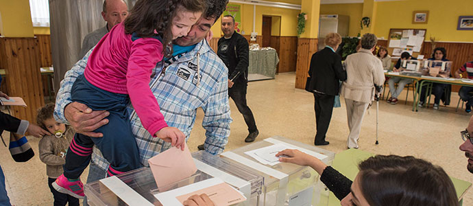La jornada electoral en Campoo