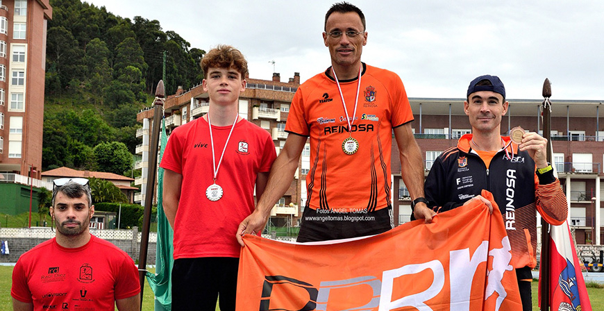 Jos Antonio Abia, campen de Cantabria Absoluto en Triple Salto