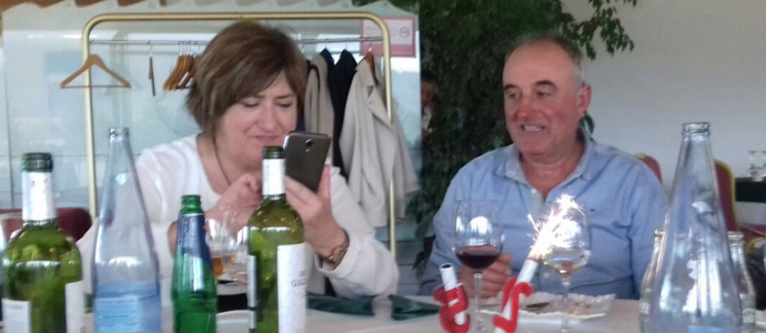 Jos Luis Fernndez e Ins Sebastin, 25 aos juntos