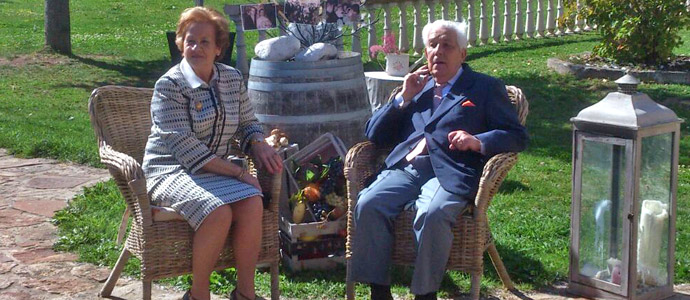 Jos Luis Fernndez y Sioni del Barrio celebraron sus Bodas de Diamante