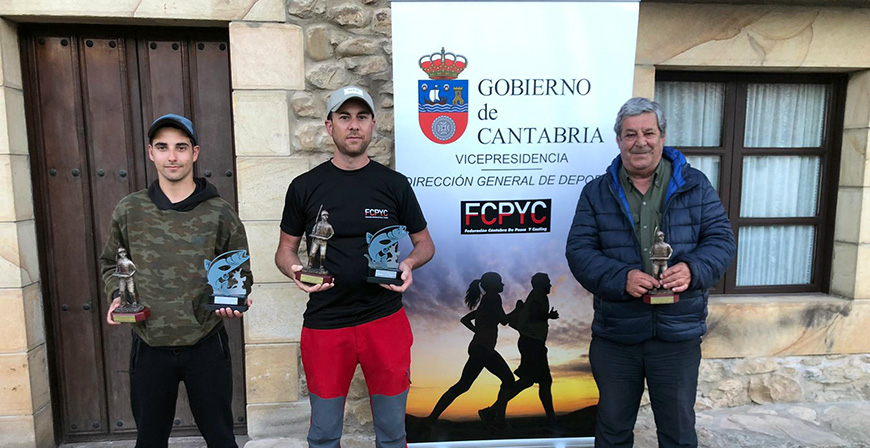 Jos Mari Rojo, campen de Cantabria de Pesca en Salmnidos lance