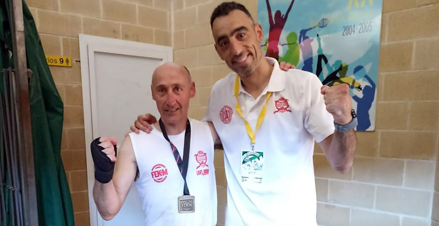 Jos Ramn Moreno se proclama campen de Espaa de Kick boxing en Veteranos