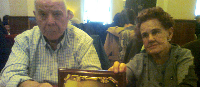 Jos Rodrguez y Mercedes Alonso celebraron sus bodas de diamante
