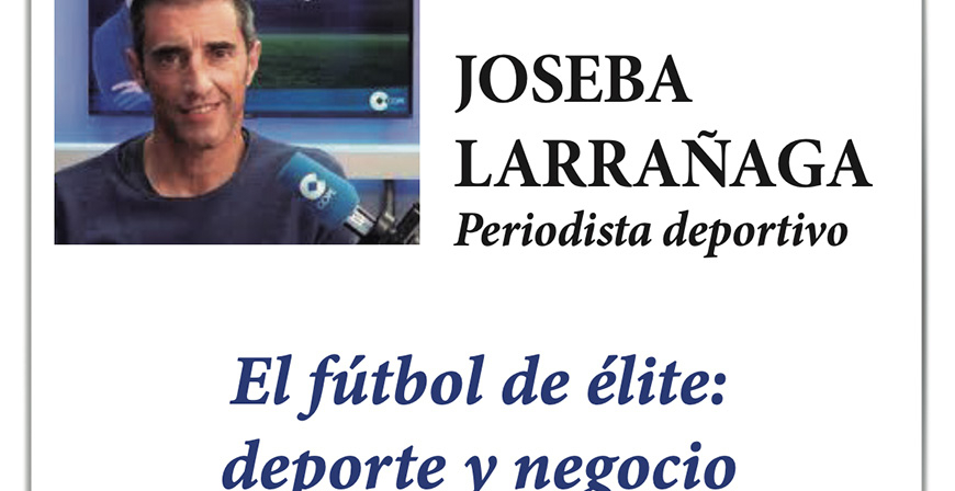 Joseba Larraaga visita el IES Montesclaros para hablar de 'El ftbol de lite: deporte y negocio'
