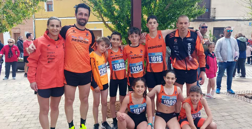 Los jvenes atletas del Reinosa Running consiguen 4 podios la primera prueba del circuito Legua a legua de Palencia
