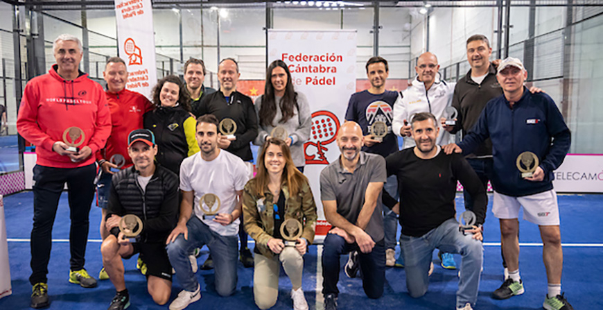 Juan Manuel Nozal y Emilio Fernndez, campeones de Cantabria de Pdel en Veteranos