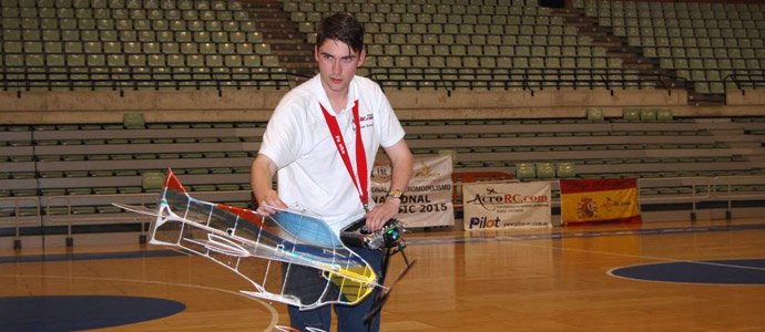 Juan Robledo, plata en el Nacional de Aeromodelismo F3P