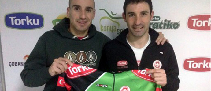 Juanjo Cobo correr junto a David de la Fuente