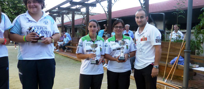 Judit Bueno y Laura Abascal, subcampeonas del Regional de Peas por parejas