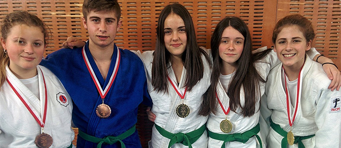 Los judocas campurrianos consiguen cuatro medallas en el Campeonato de Cantabria Cadete