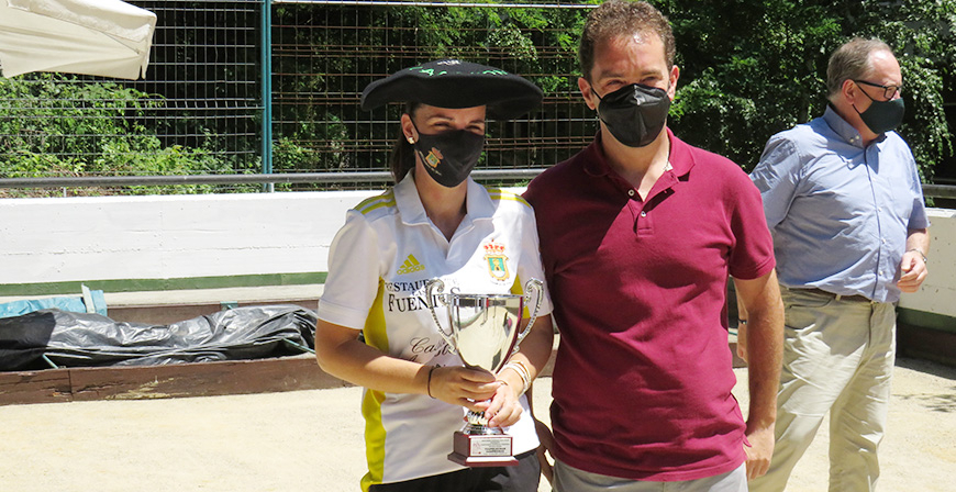 Las jugadoras de Yuso dejan huella en Ermua
