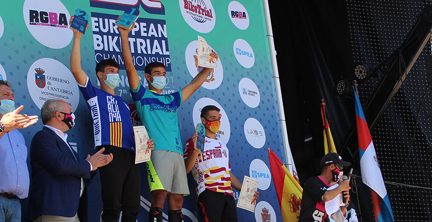 Julen Senz se proclama en Reinosa campen de Europa de bike trial