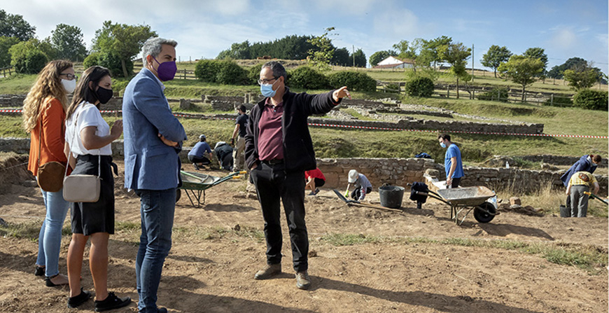 Juventud y Patrimonio retoman el campo de voluntariado de Julibriga con la participacin de 15 jvenes en las excavaciones arqueolgicas
