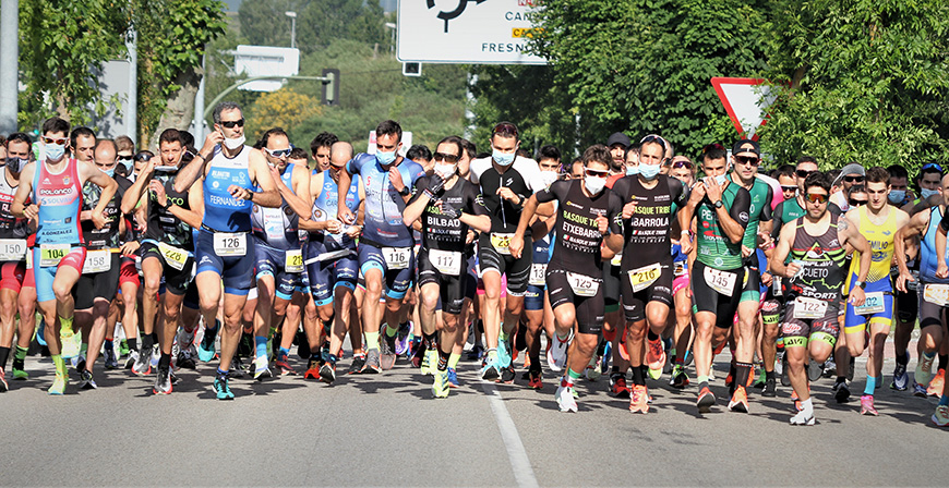 Koldo Etxebarria  y Luca Ibez vencen en el XXV Duatln Ciudad de Reinosa