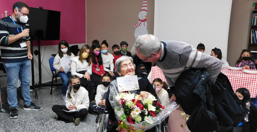 Lali Rojo cumple un siglo de vida en Aguilar de Campoo
