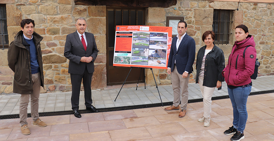 Lantueno estrena la remodelacin de la plaza de San Roque, con una inversin de 46.667 euros