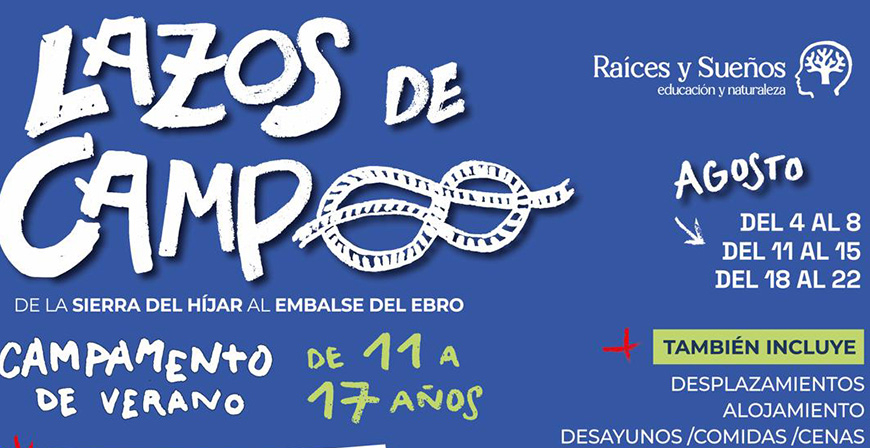 'Lazos de Campoo', el campamento de aventura, naturaleza y aprendizaje para jvenes 