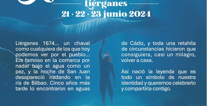Lirganes celebra del 21 al 23 de junio el I Festival de la Leyenda del Hombre Pez 